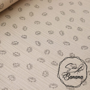 hedgehog mushroom muslin