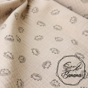 hedgehog mushroom muslin