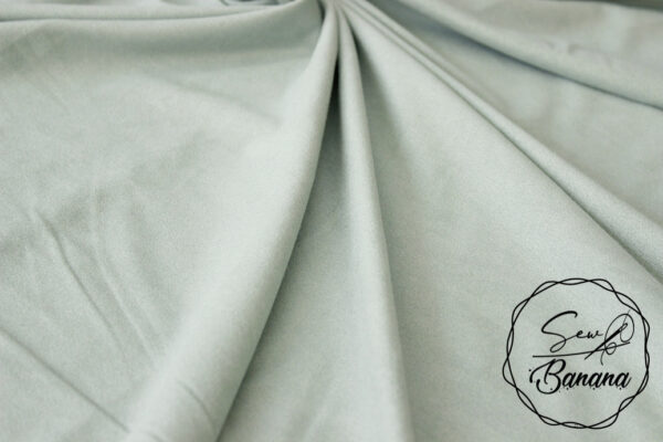 Pale Aqua suede stretch