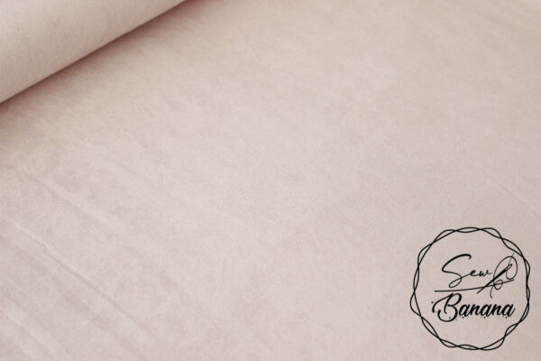 Smoke white suede stretch