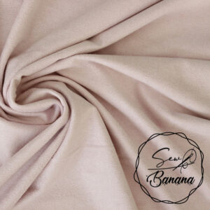 Smoke white suede stretch