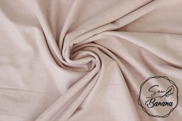 Smoke white suede stretch