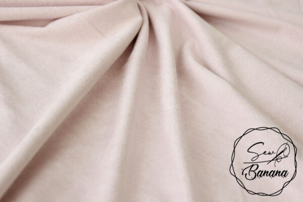 Smoke white suede stretch