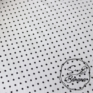 white dots viscose jersey