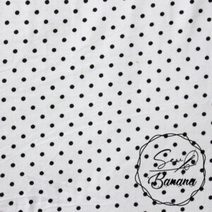white dots viscose jersey