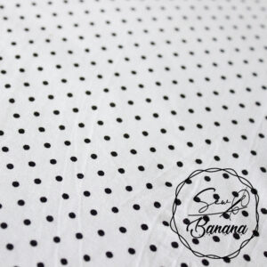 white dots viscose jersey
