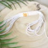 1,5 mm elastic round white