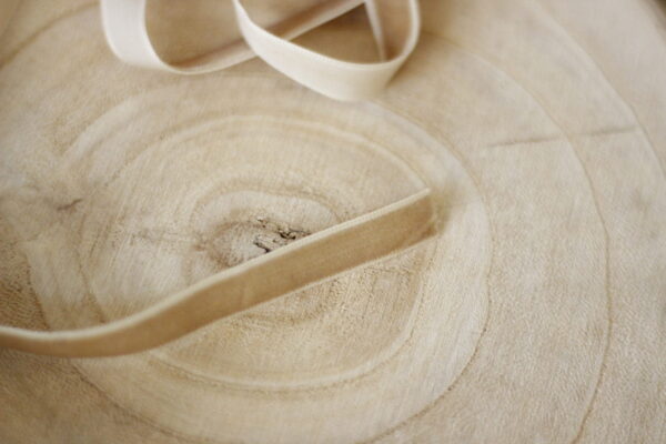 Tiger's Eye velvet ribbon 1cm