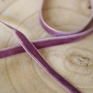 Dusty Lavender 1cm velvet ribbons