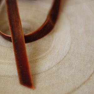 Smoked Paprika 1 cm velvet ribbon