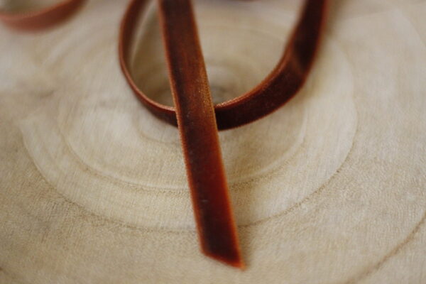 Smoked Paprika 1 cm velvet ribbon