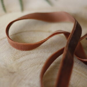 Smoked Paprika 1 cm velvet ribbon