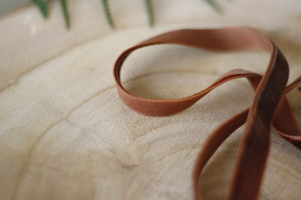 Smoked Paprika 1 cm velvet ribbon