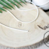 3 mm white round elastic cord