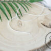 1,5 mm round elastic white