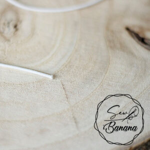 1,5 mm round elastic white