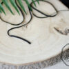 black 3mm flat elastic