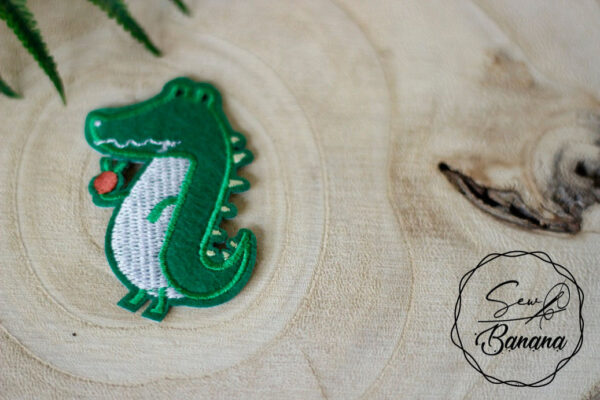 crocodile iron on