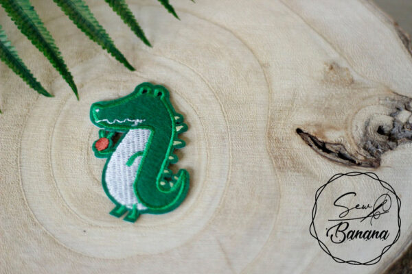 crocodile iron on