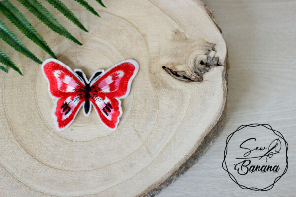 butterfly iron on