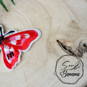 butterfly iron on