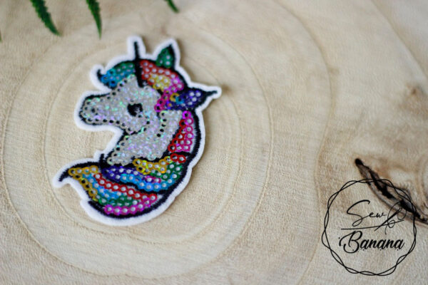 unicorn iron on