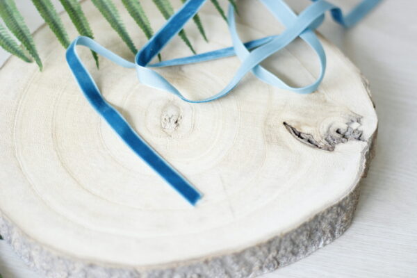 Biscay Bay 1cm velvelt ribbon