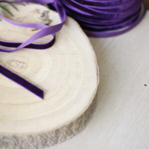 Petunia 1cm velvet ribbon